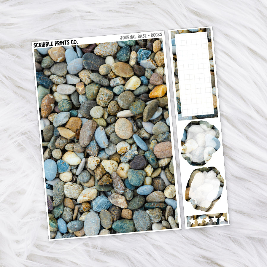 Journaling Base - 60+ Pattern Options! // Matte Stickers