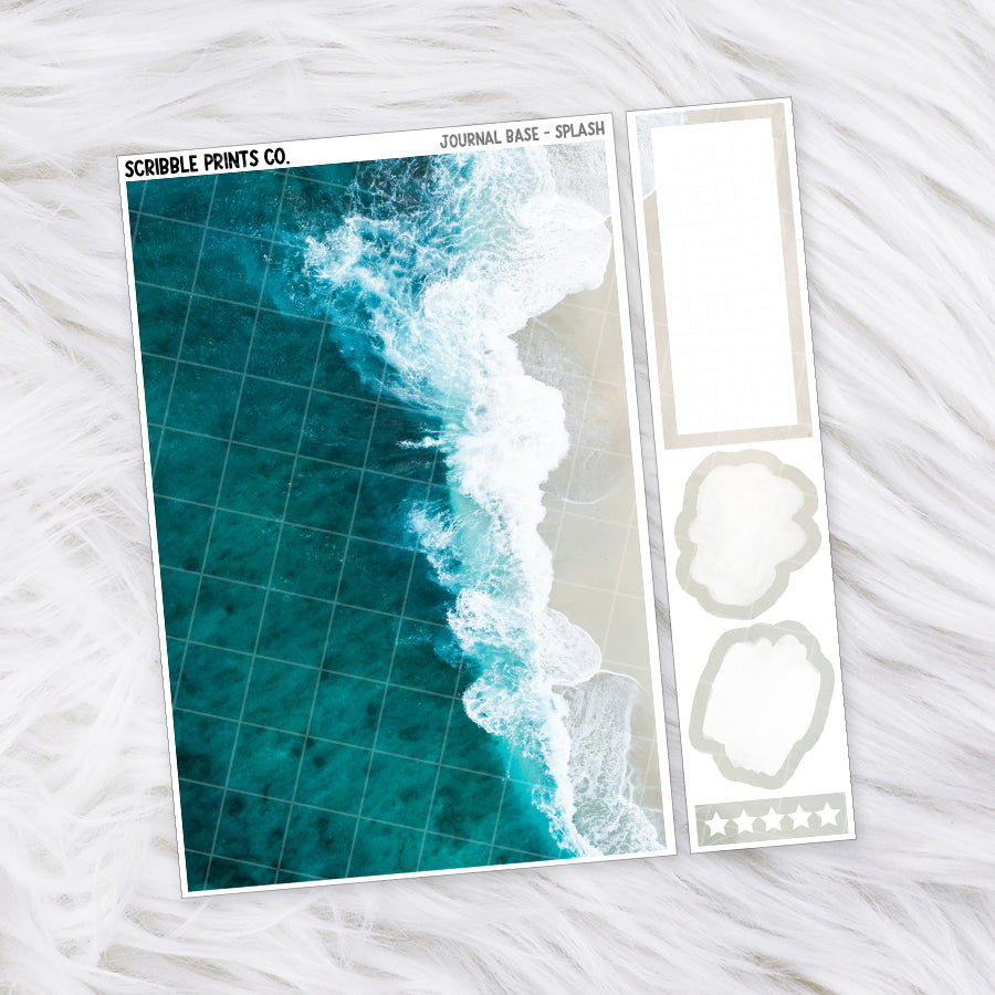 Journaling Base - 60+ Pattern Options! // Matte Stickers