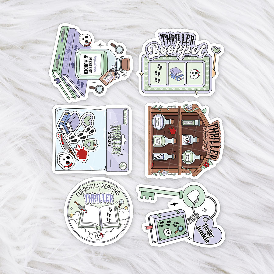 Genre Bundles // Matte Deco Sticker Set for Journals