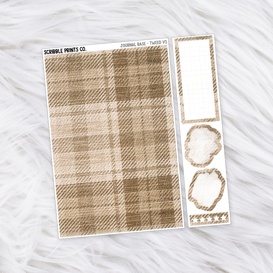 Journaling Base - 60+ Pattern Options! // Matte Stickers