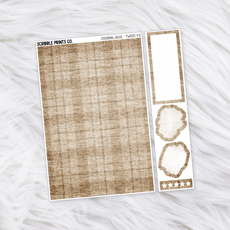 Journaling Base - 60+ Pattern Options! // Matte Stickers