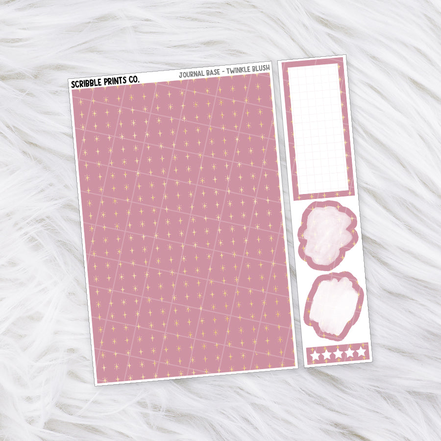 Journaling Base - 60+ Pattern Options! // Matte Stickers