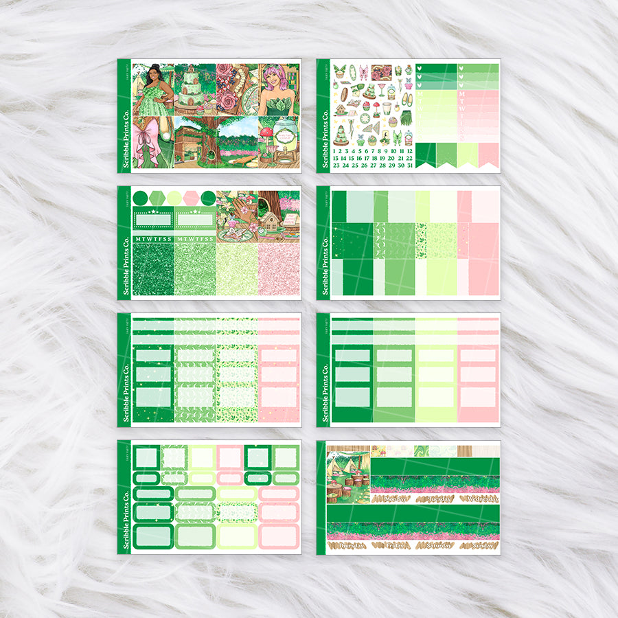 Fairy Party – Glossy Weekly Planner Kit