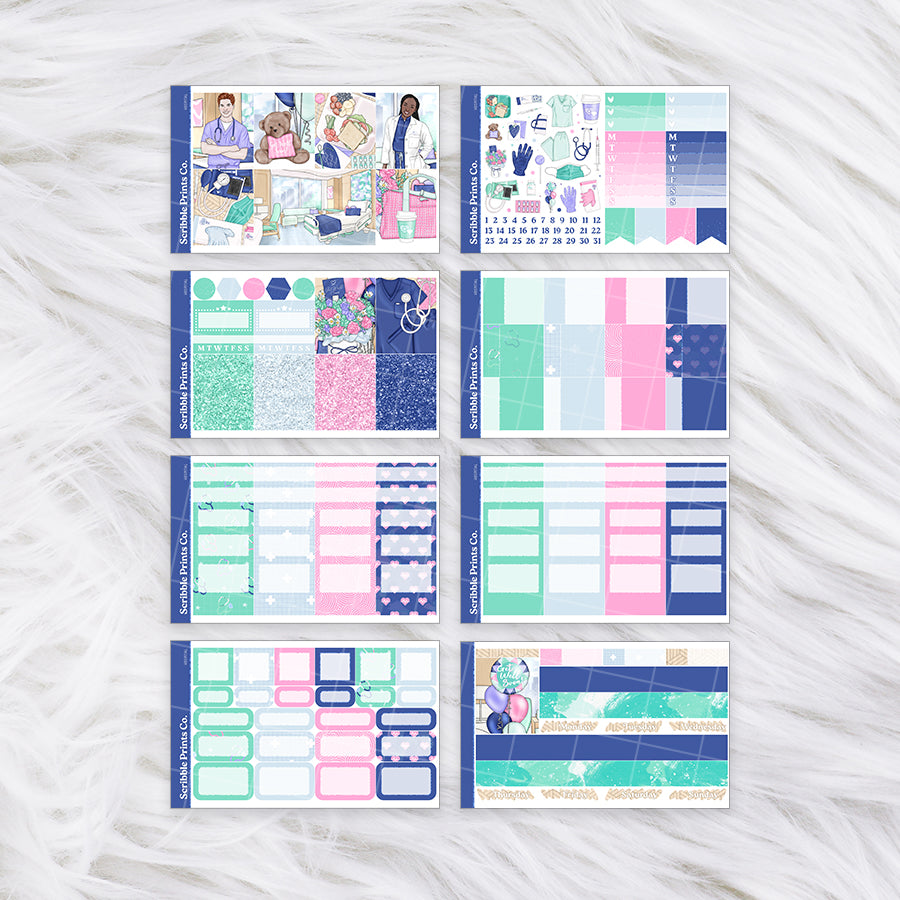 Hospital – Glossy Weekly Planner Kit