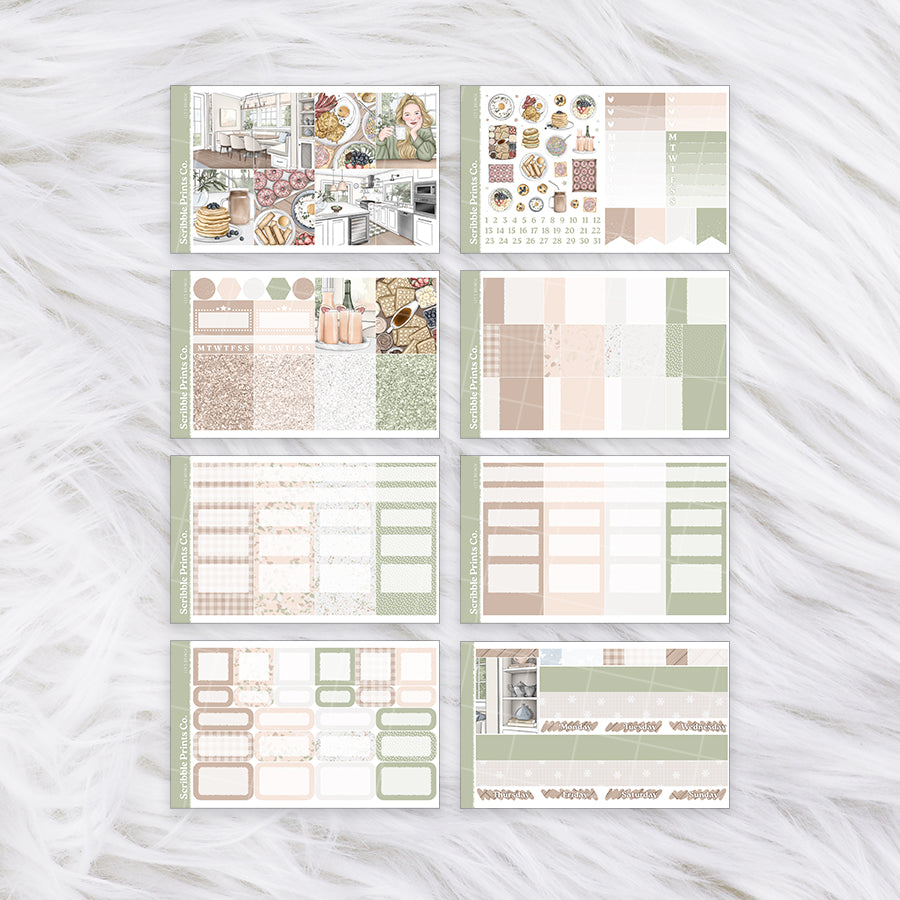 Let’s Brunch – Glossy Weekly Planner Kit