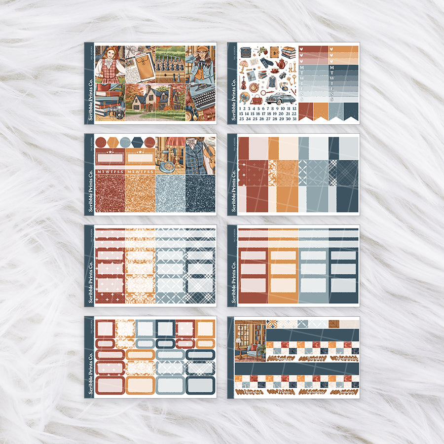 Fall Academia – Glossy Weekly Planner Kit