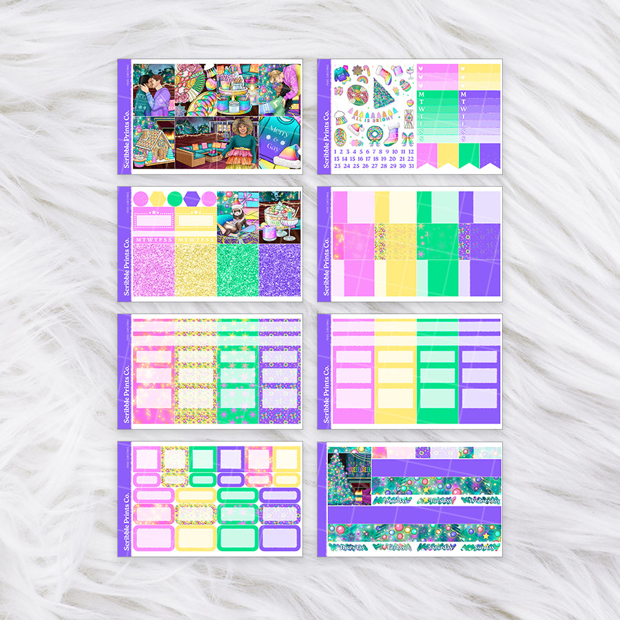 Pride Christmas – Glossy Weekly Planner Kit
