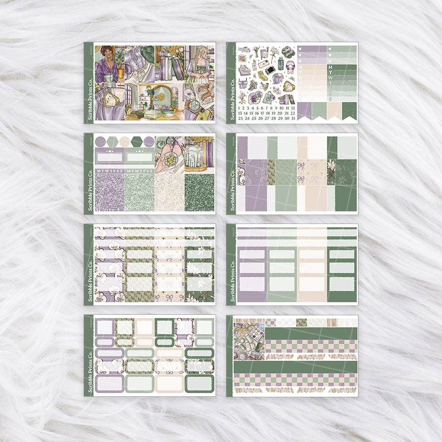 Pistachio – Glossy Weekly Planner Kit