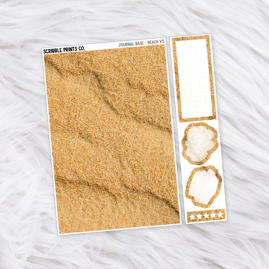 Journaling Base - 60+ Pattern Options! // Matte Stickers