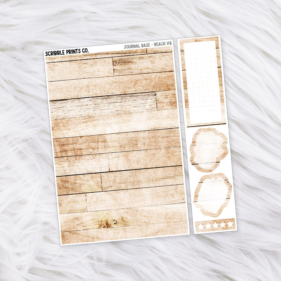 Journaling Base - 60+ Pattern Options! // Matte Stickers