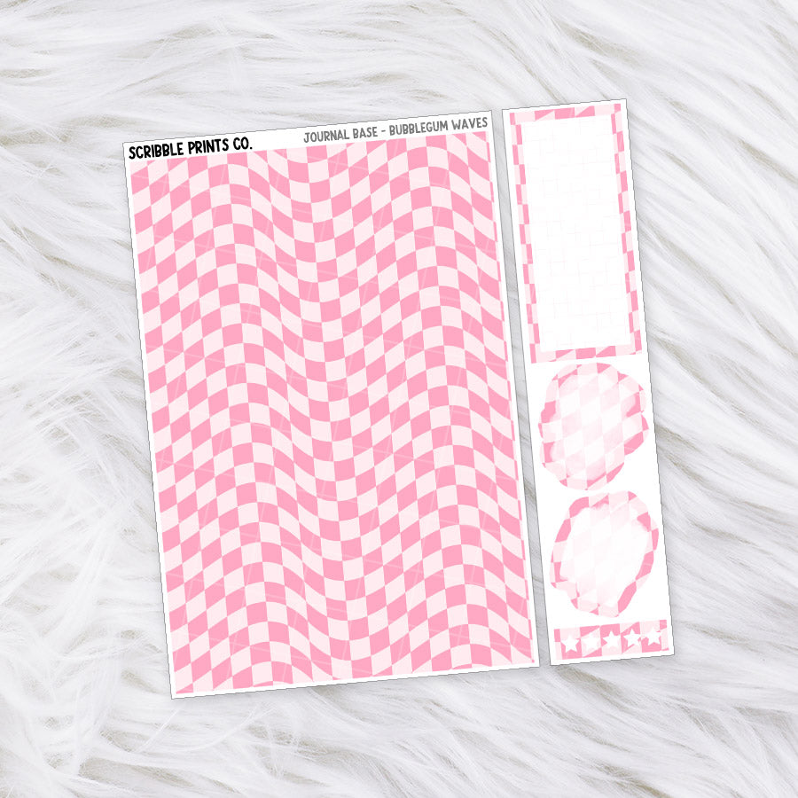 Journaling Base - 60+ Pattern Options! // Matte Stickers