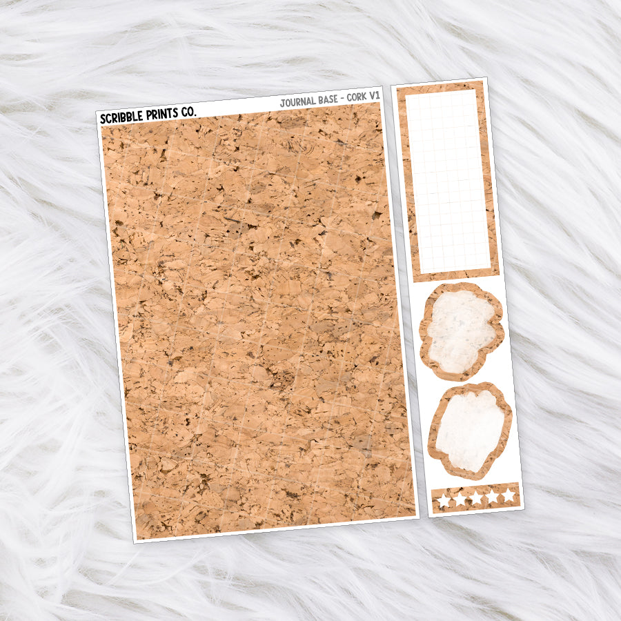 Journaling Base - 60+ Pattern Options! // Matte Stickers
