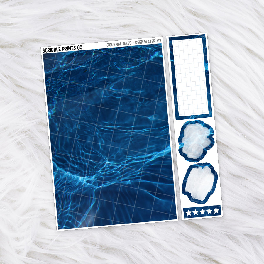 Journaling Base - 60+ Pattern Options! // Matte Stickers