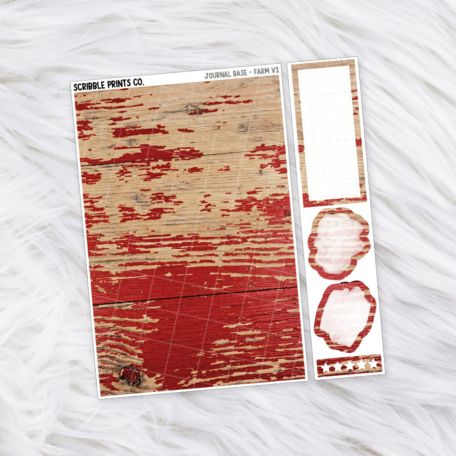 Journaling Base - 60+ Pattern Options! // Matte Stickers