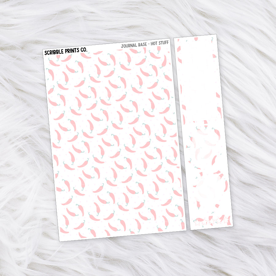 Journaling Base - 60+ Pattern Options! // Matte Stickers