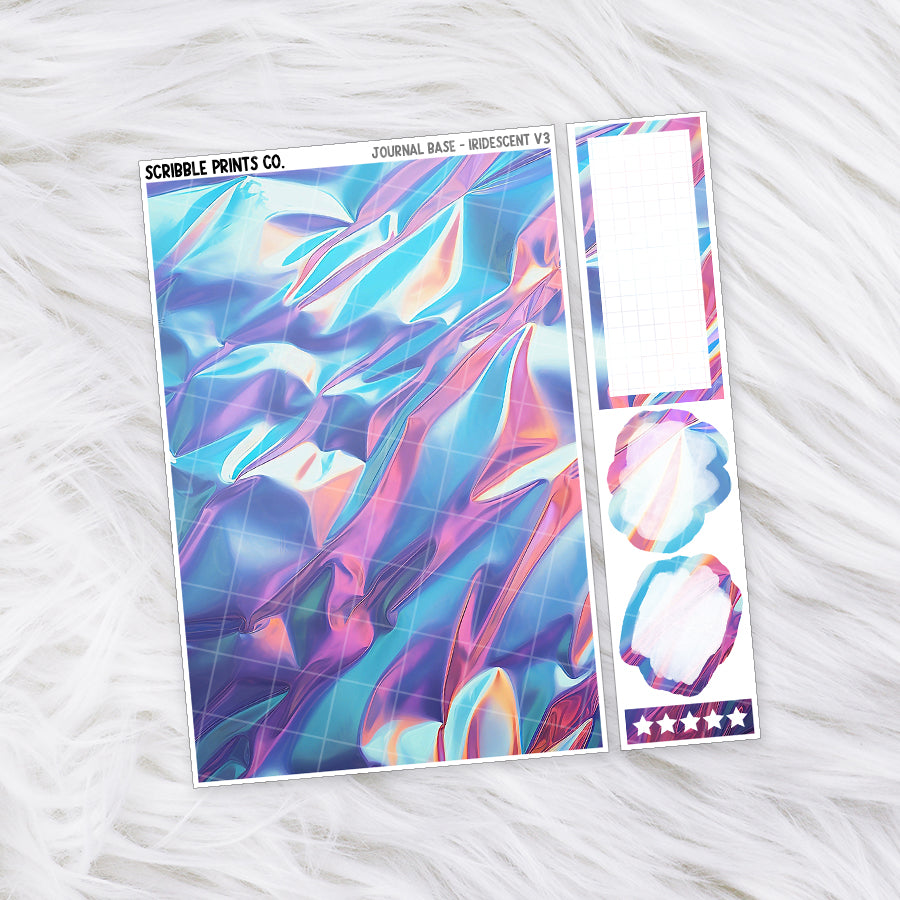 Journaling Base - 60+ Pattern Options! // Matte Stickers