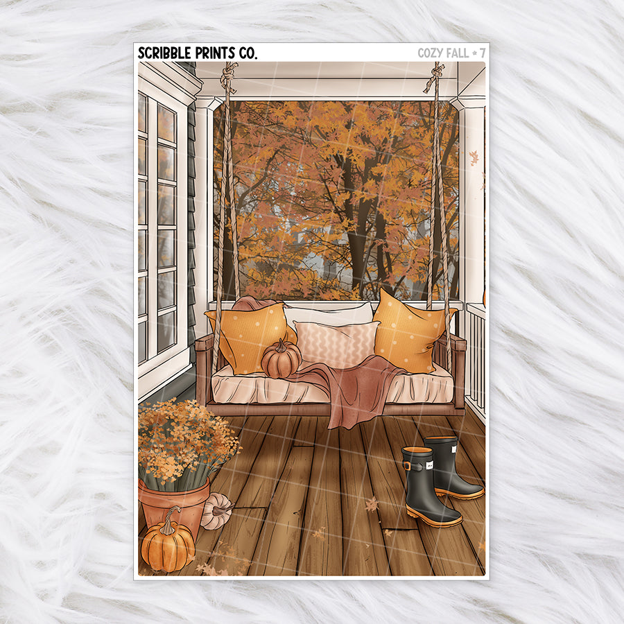 Cozy Fall Journal Sticker Collection | Matte Removable Reading & Planner Stickers