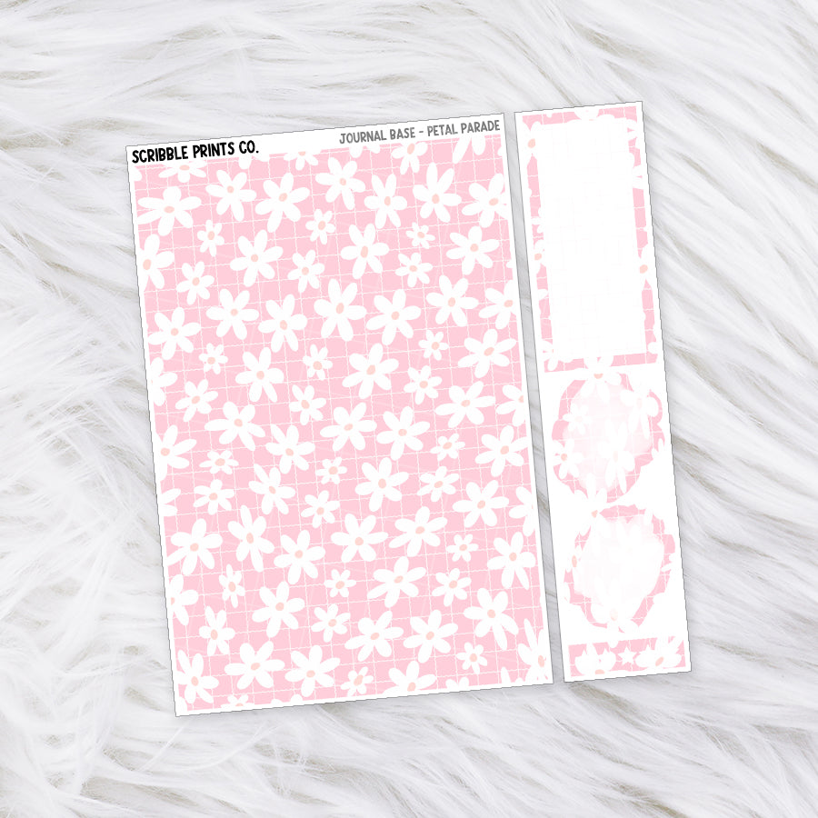 Journaling Base - 60+ Pattern Options! // Matte Stickers