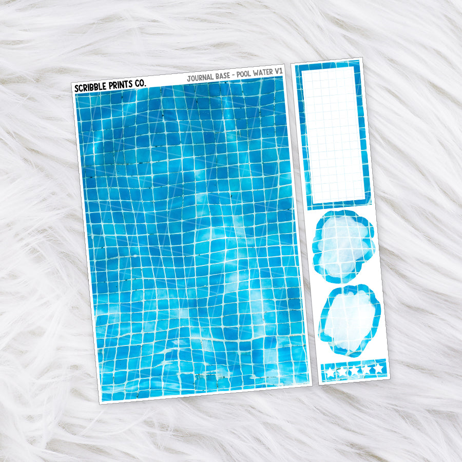 Journaling Base - 60+ Pattern Options! // Matte Stickers