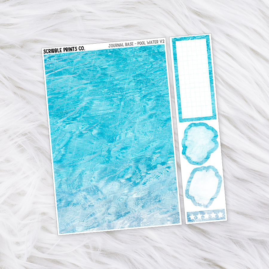 Journaling Base - 60+ Pattern Options! // Matte Stickers