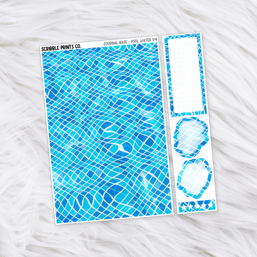 Journaling Base - 60+ Pattern Options! // Matte Stickers