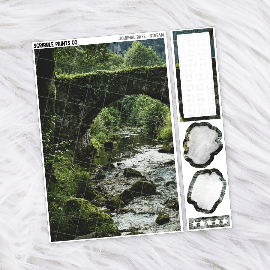 Journaling Base - 60+ Pattern Options! // Matte Stickers