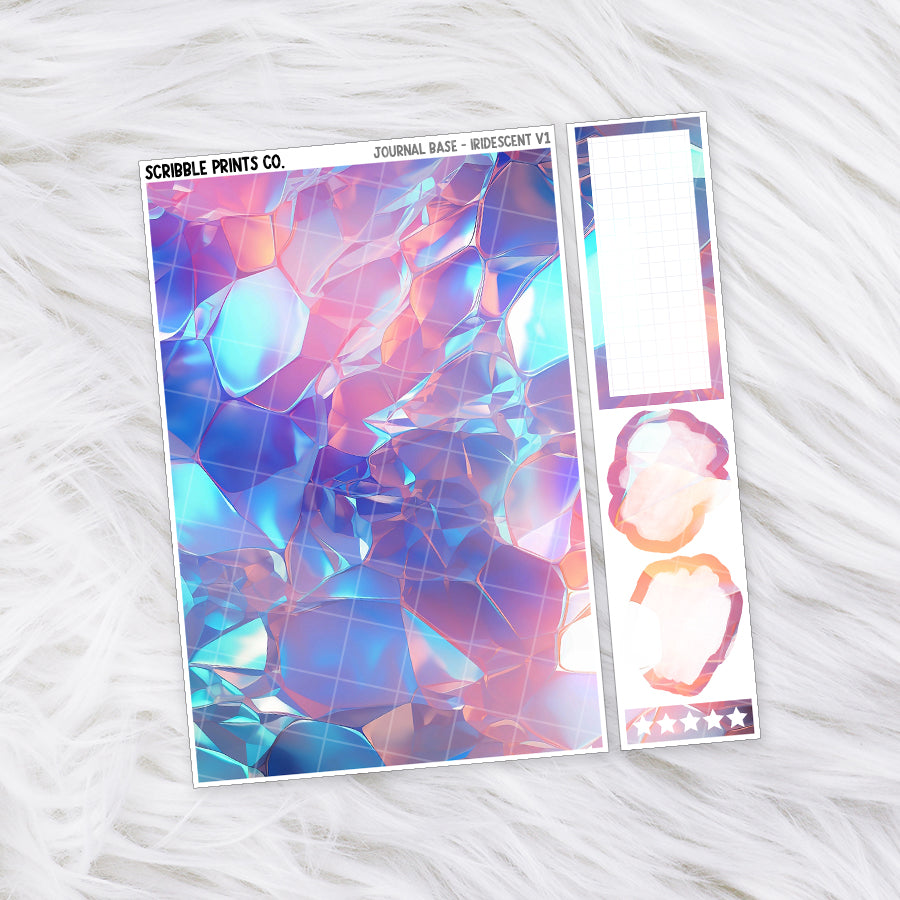 Journaling Base - 60+ Pattern Options! // Matte Stickers