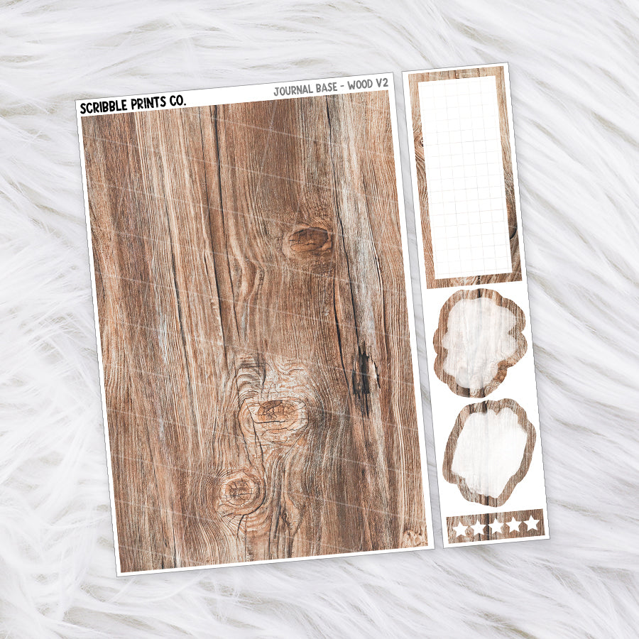 Journaling Base - 60+ Pattern Options! // Matte Stickers