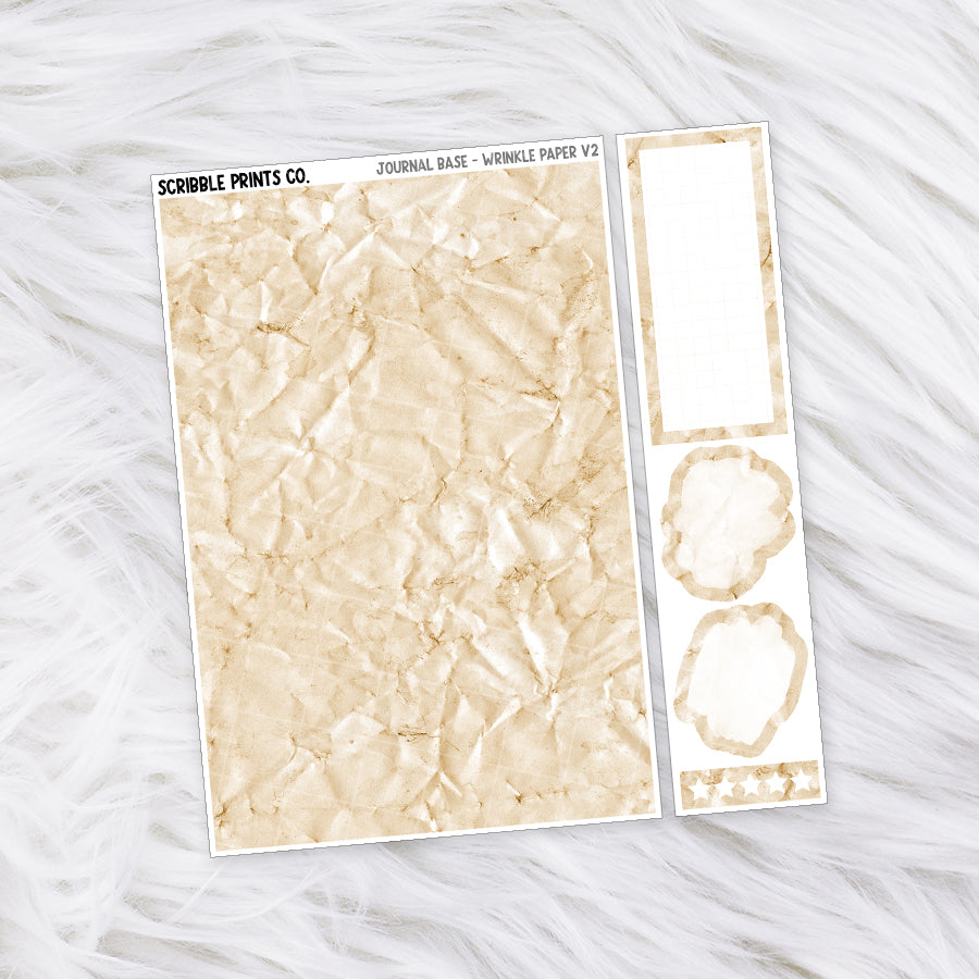 Journaling Base - 60+ Pattern Options! // Matte Stickers