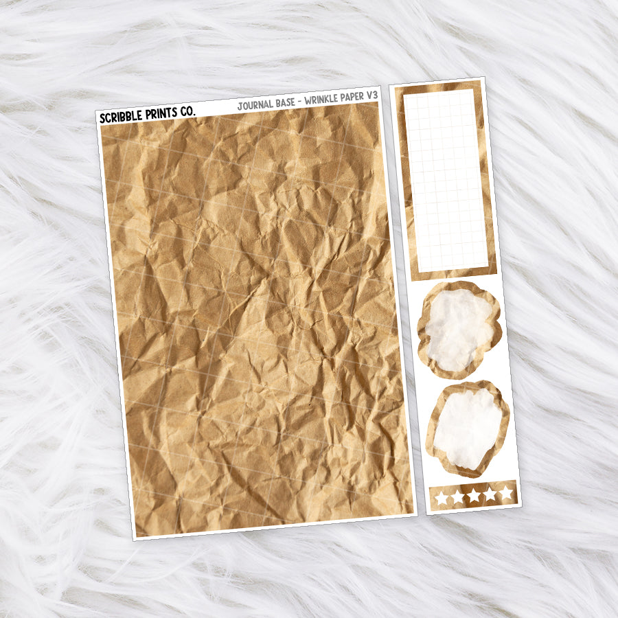 Journaling Base - 60+ Pattern Options! // Matte Stickers
