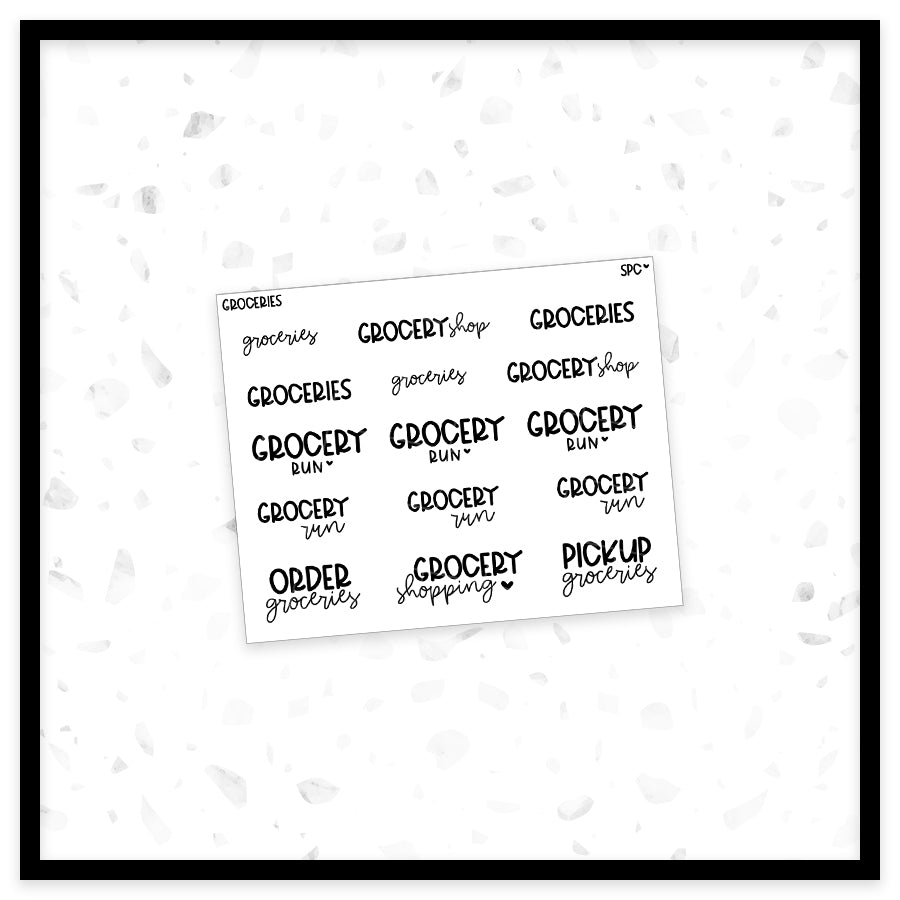 Foiled Scripts P-Z // Version 2
