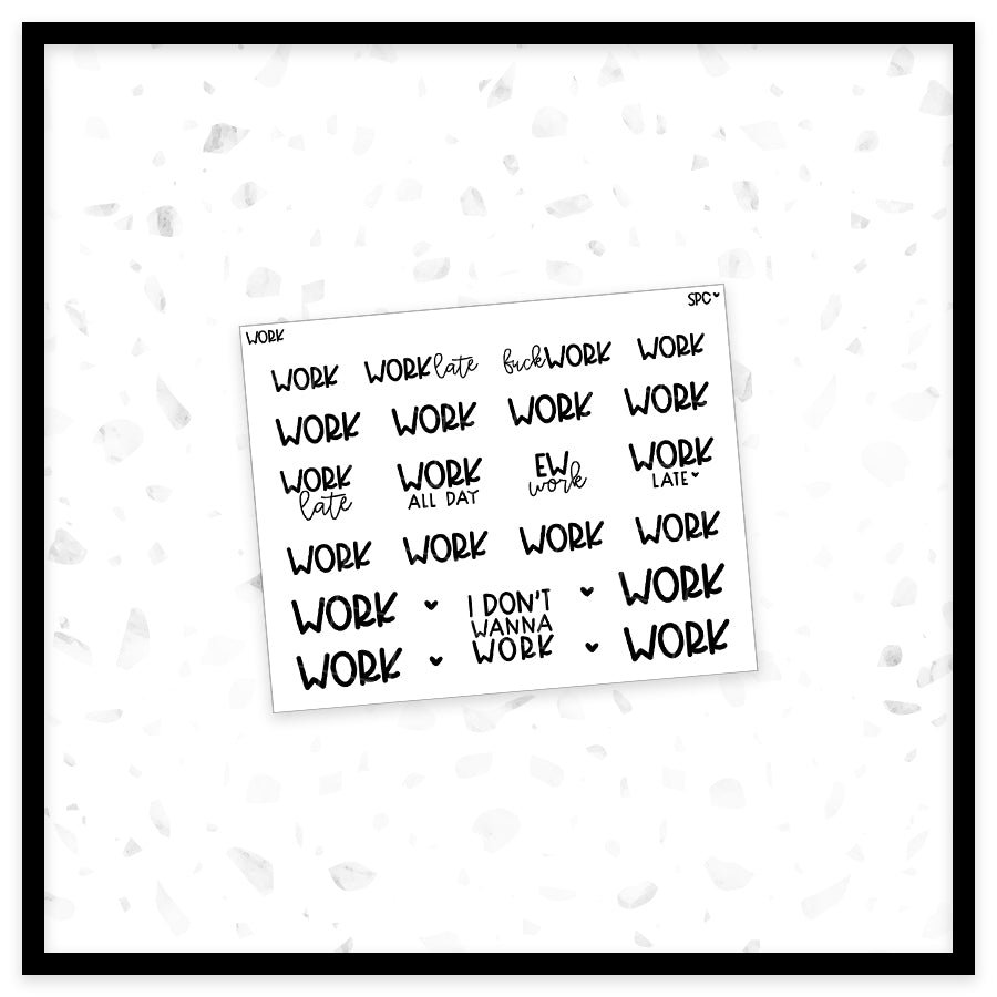 Foiled Scripts P-Z // Version 2