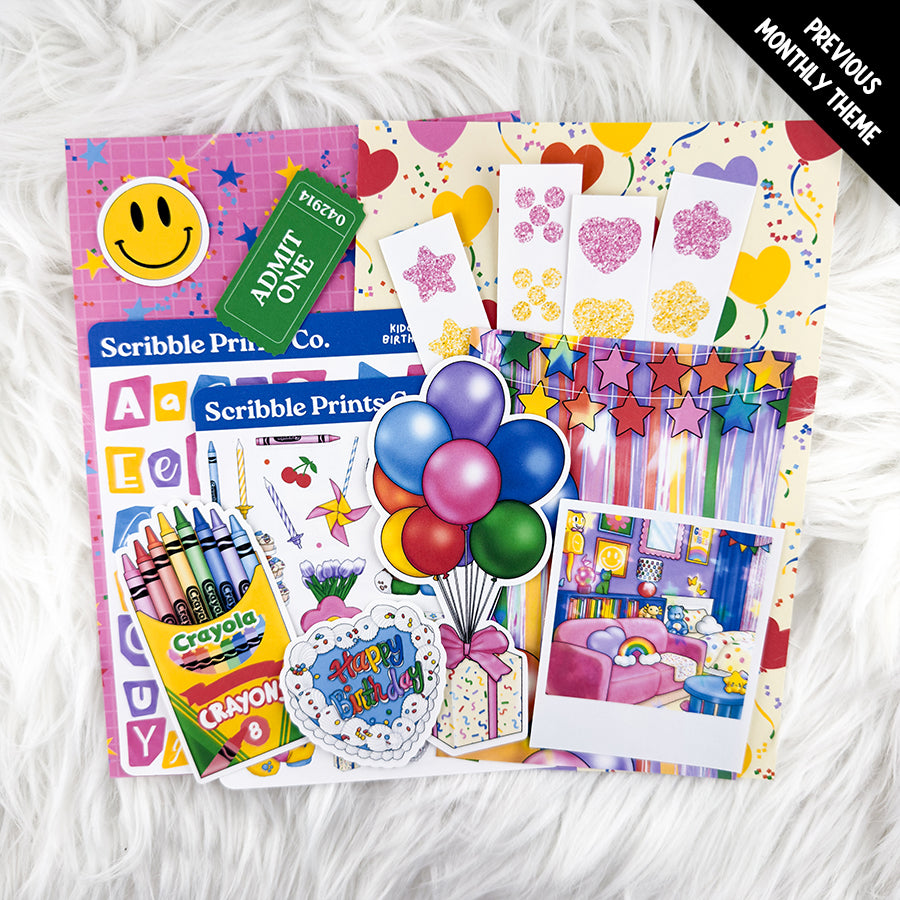 Junk Journal Collage Mystery Kit Subscription