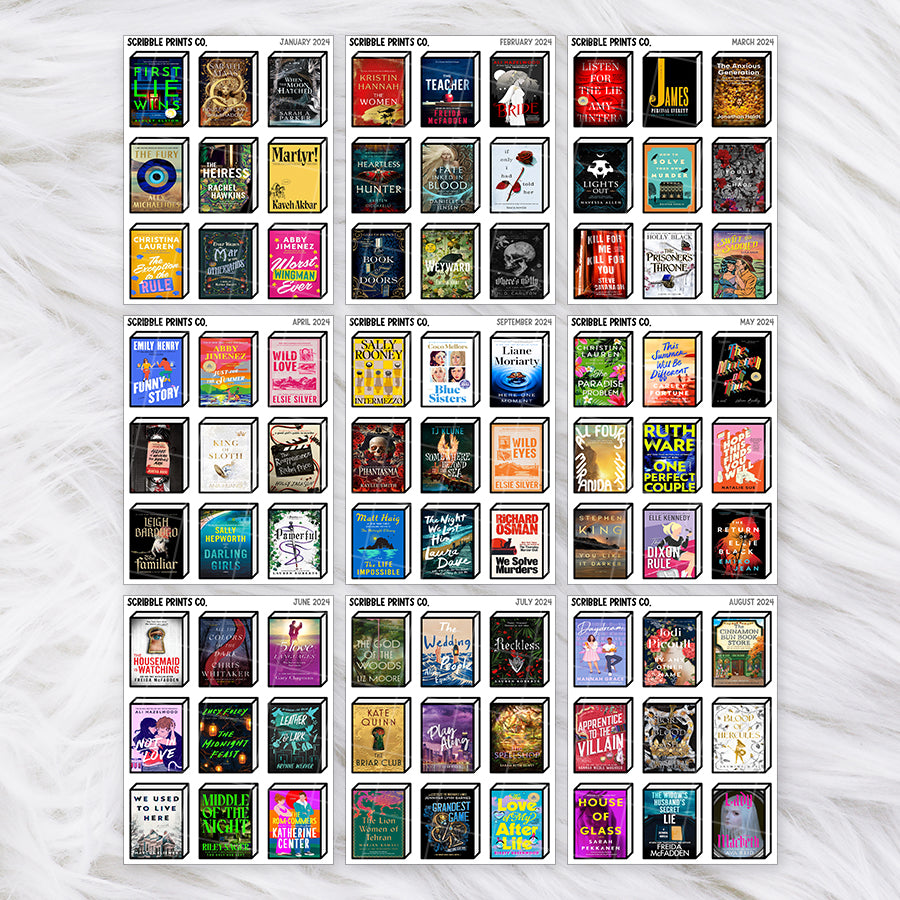 Readers’ Choice Book Covers – GR | Matte Reading Journal Stickers