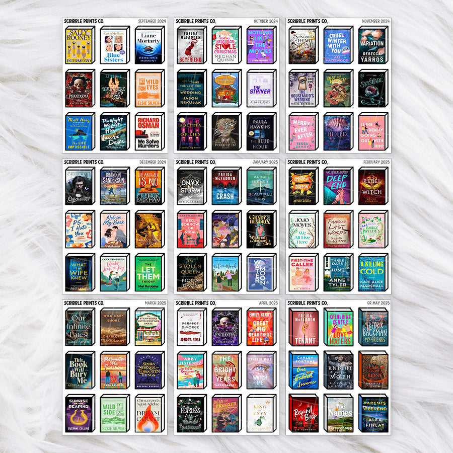 Readers’ Choice Book Covers – GR | Matte Reading Journal Stickers