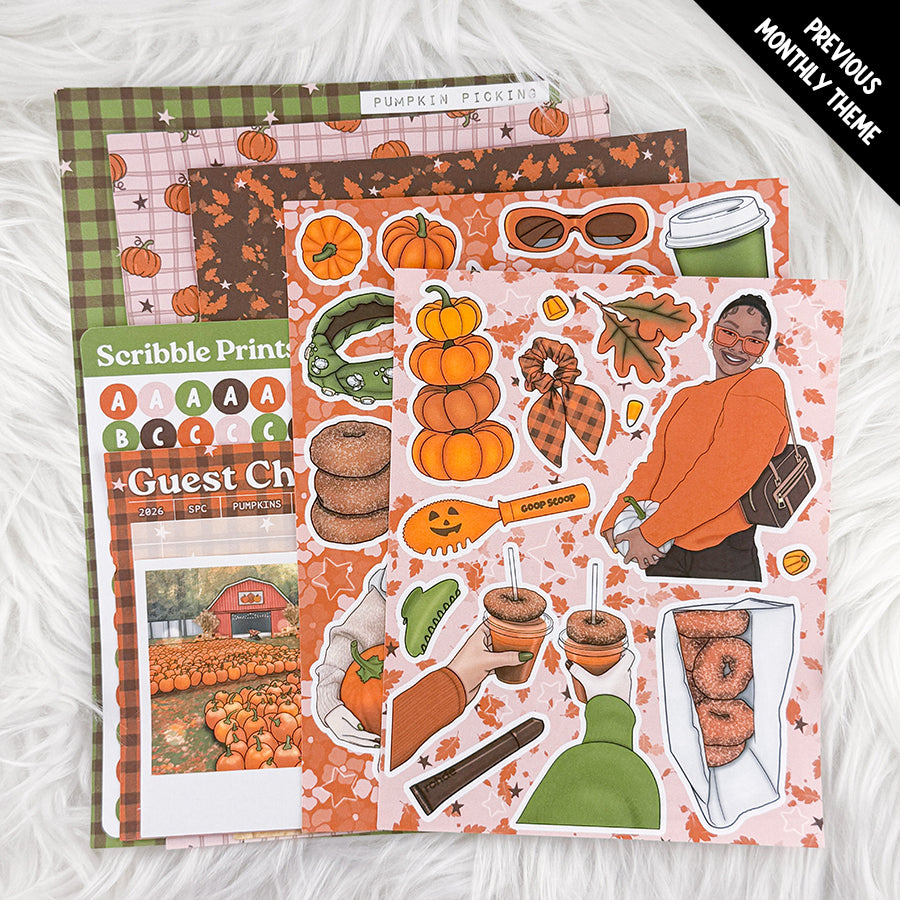 Junk Journal Sticker Kit - SPC Sticker Club