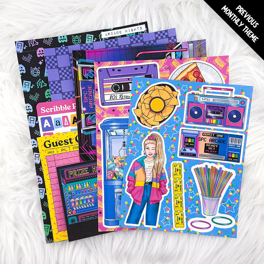 Junk Journal Sticker Kit - SPC Sticker Club
