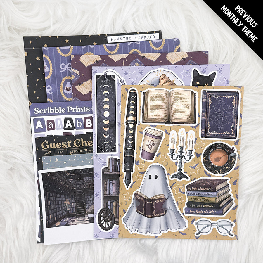 Junk Journal Sticker Kit - SPC Sticker Club