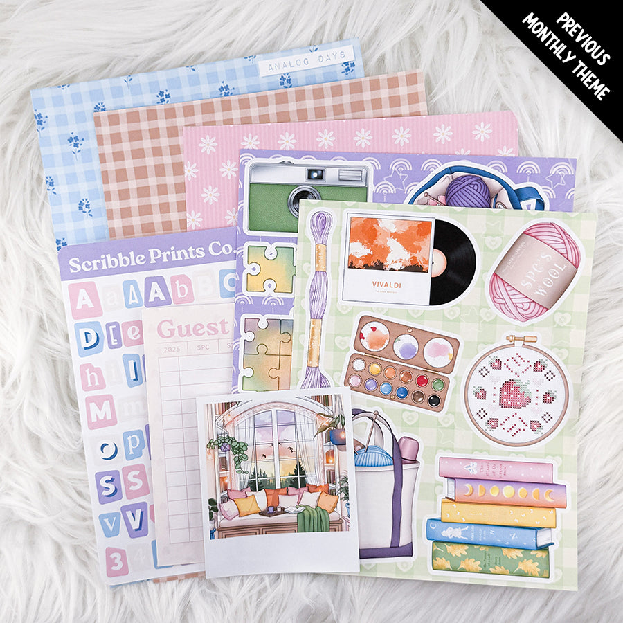Junk Journal Collage - SPC Sticker Club