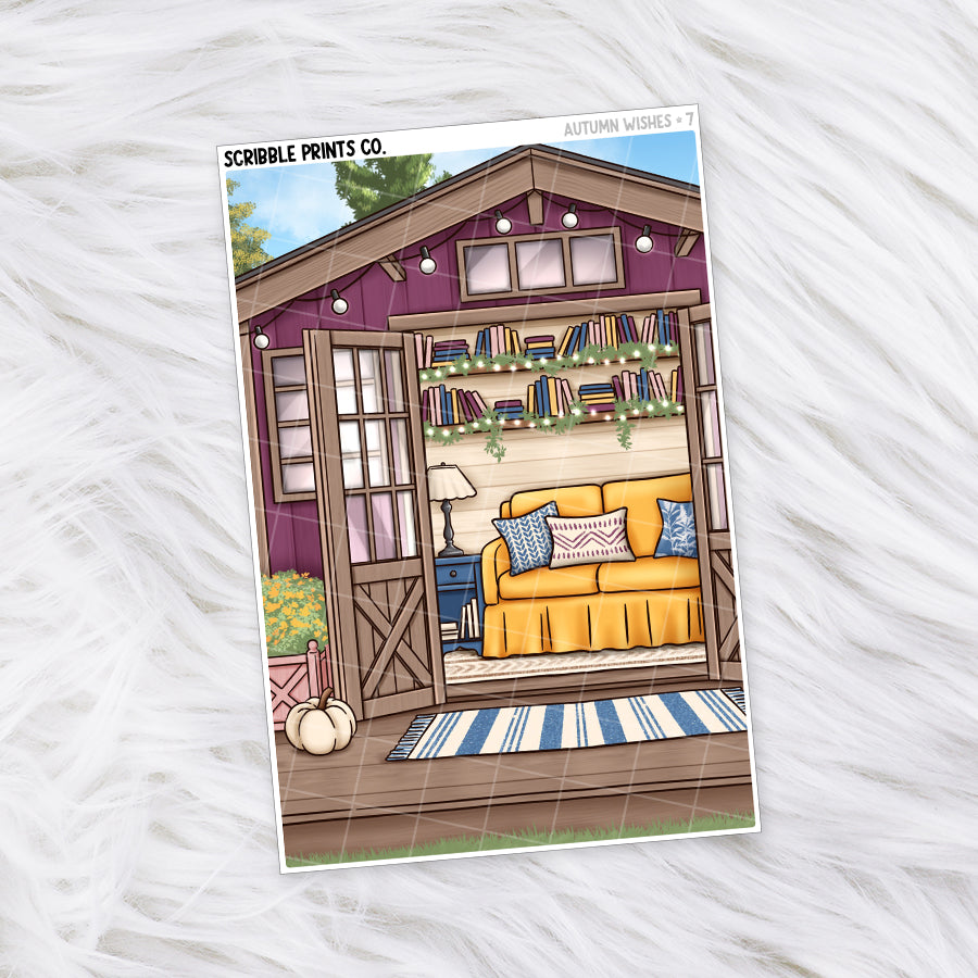 Autumn Wishes Journal Sticker Collection | Matte Removable Reading & Planner Stickers