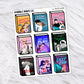 Book Covers - Authors // Matte Journal Stickers