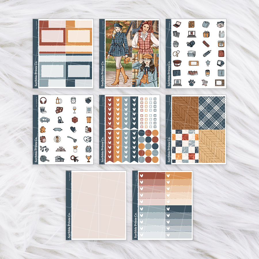 Fall Academia – Glossy Weekly Kit Add-Ons