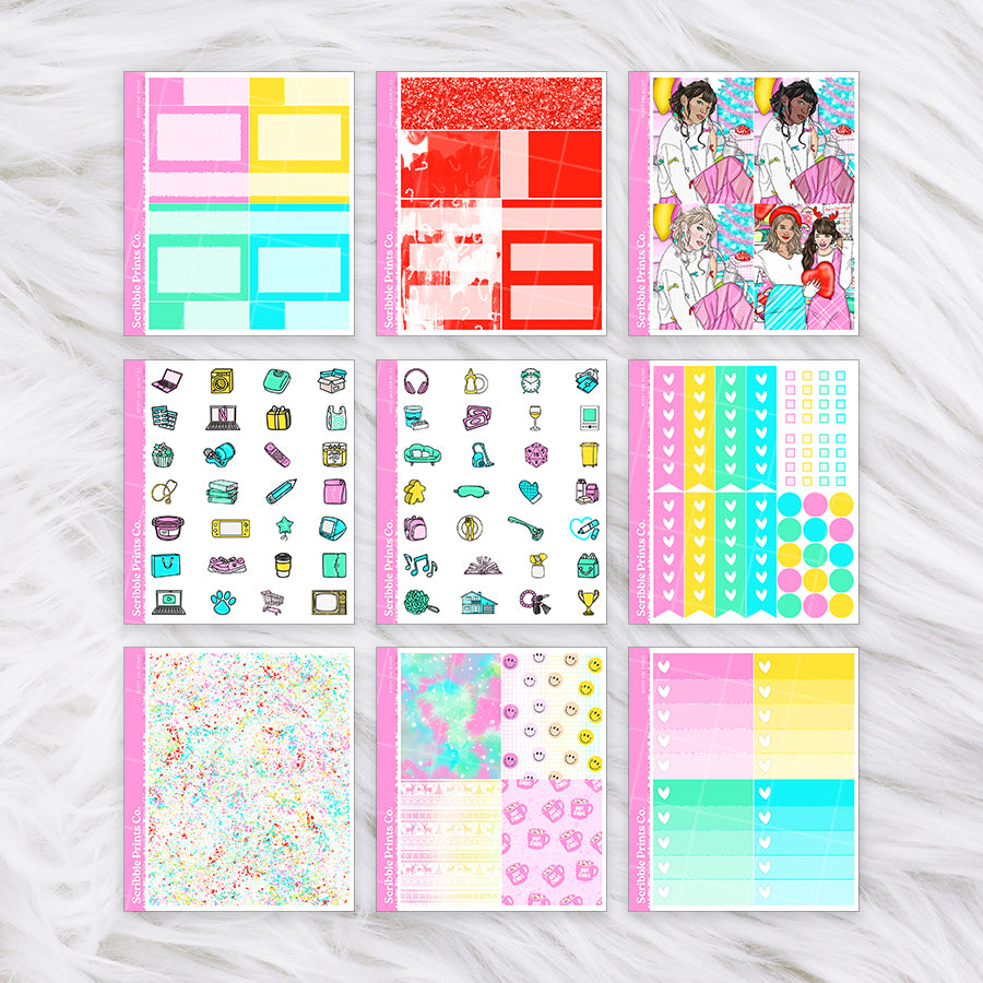 Merry and Bright – Glossy Weekly Kit Add-Ons