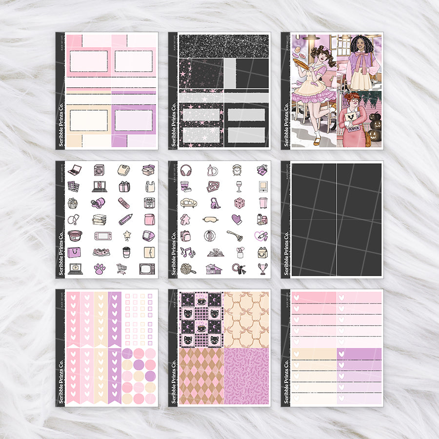Black Cat Cafe – Glossy Weekly Kit Add-Ons