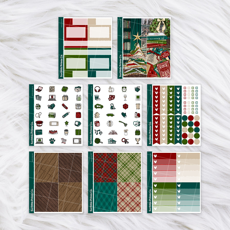 Winter Bookshop – Glossy Weekly Kit Add-Ons