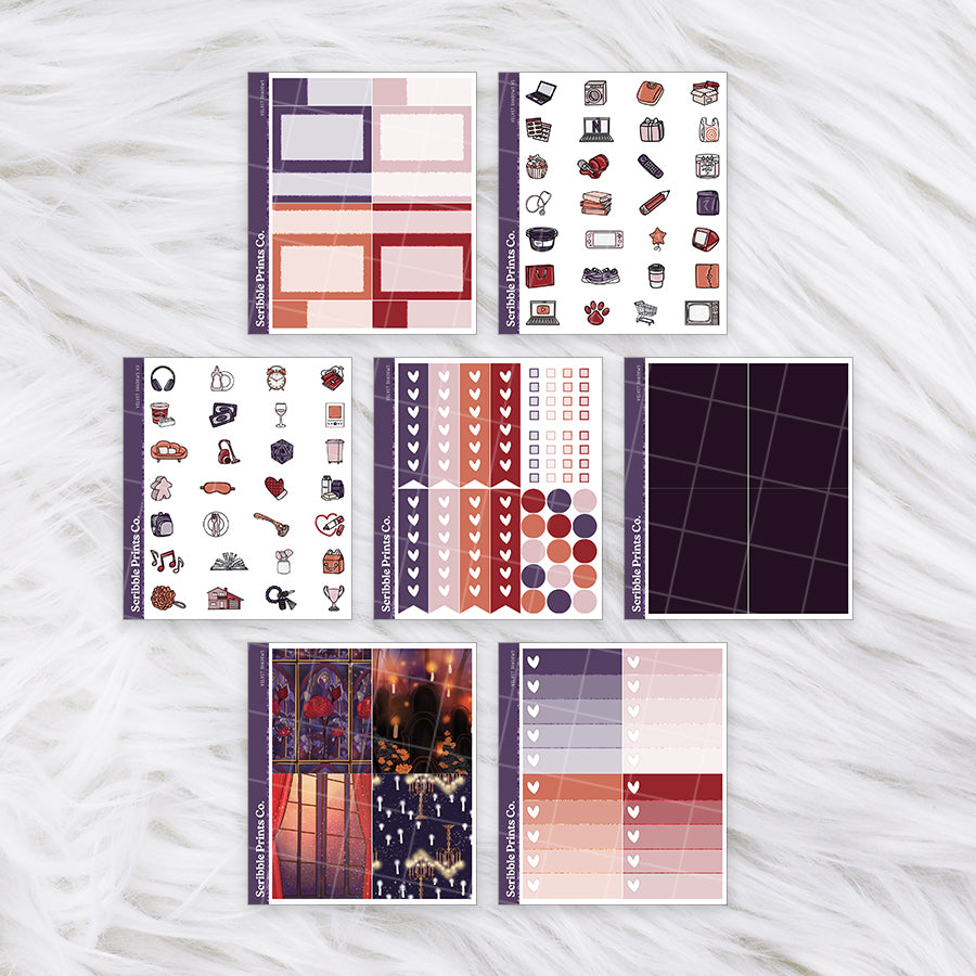 Velvet Shadows – Glossy Weekly Kit Add-Ons