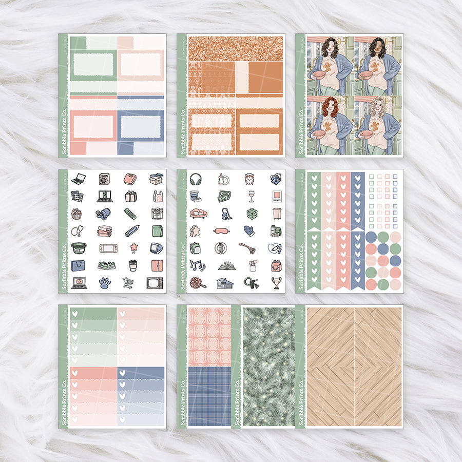 Cosy Christmas – Glossy Weekly Kit Add-Ons