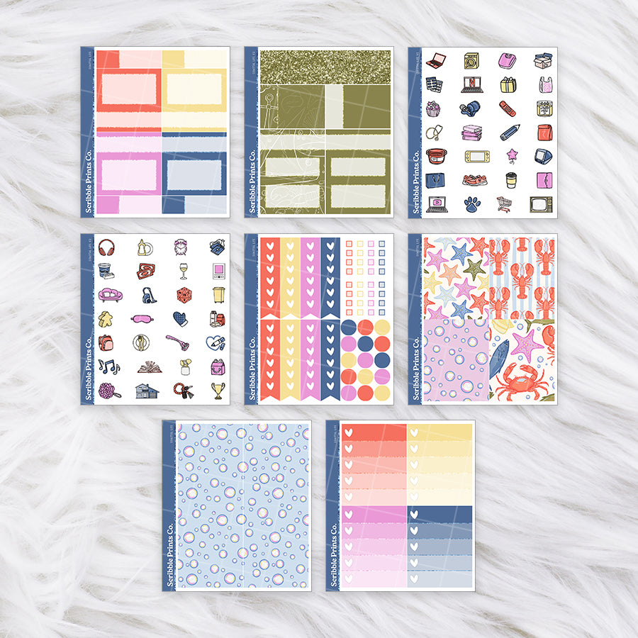 Coastal Life – Glossy Weekly Kit Add-Ons