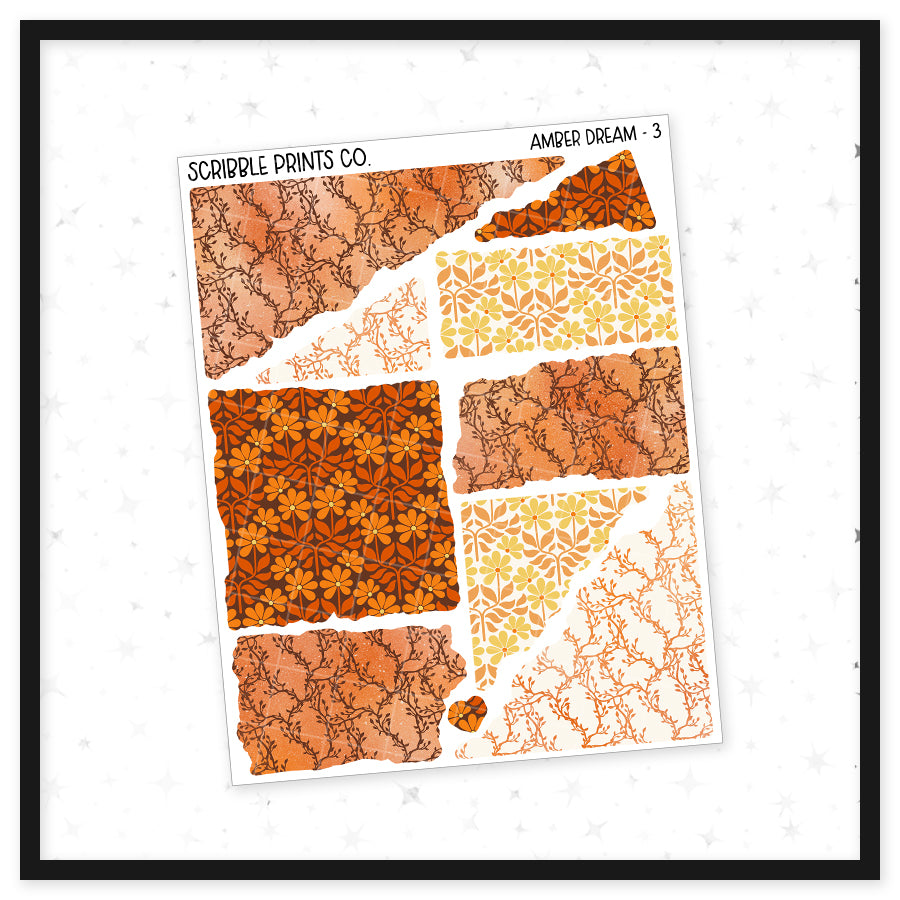 Amber Dream // Matte Journal Sticker Collection