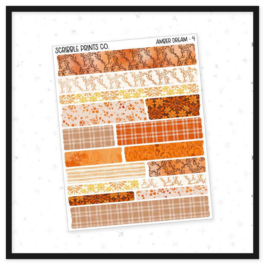 Amber Dream // Matte Journal Sticker Collection